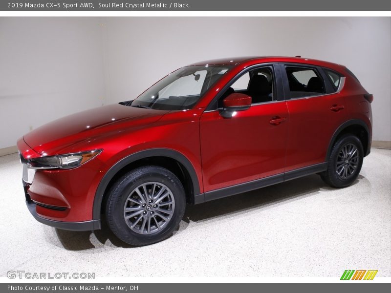 Soul Red Crystal Metallic / Black 2019 Mazda CX-5 Sport AWD