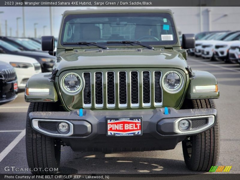 Sarge Green / Dark Saddle/Black 2023 Jeep Wrangler Unlimited Sahara 4XE Hybrid