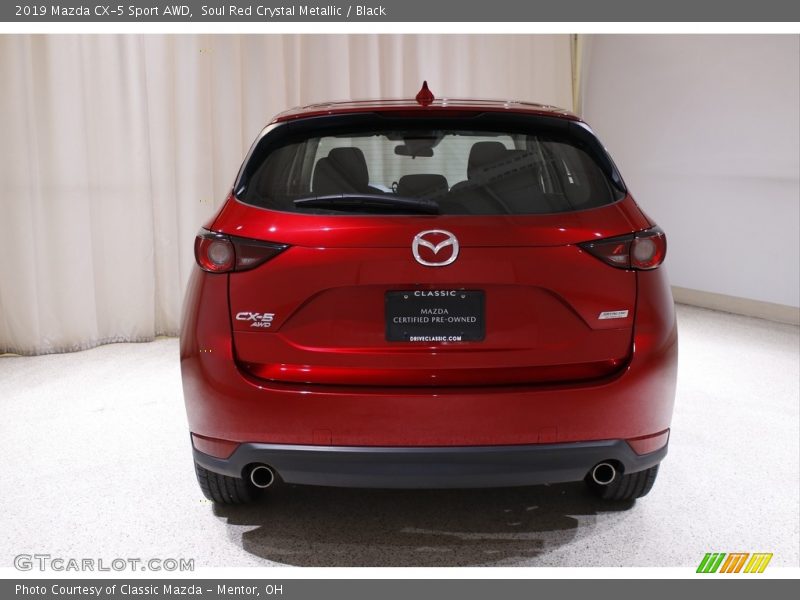 Soul Red Crystal Metallic / Black 2019 Mazda CX-5 Sport AWD