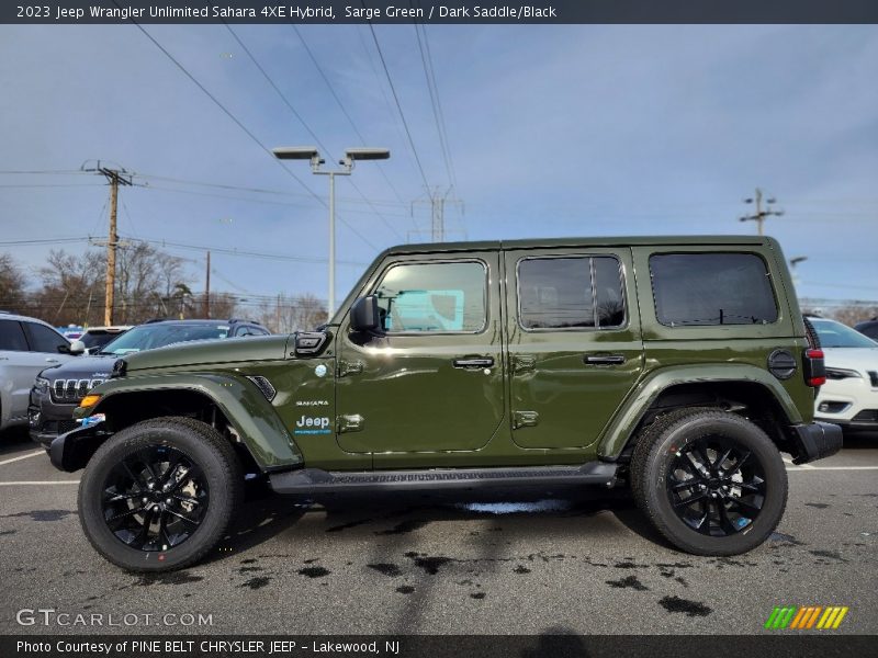  2023 Wrangler Unlimited Sahara 4XE Hybrid Sarge Green