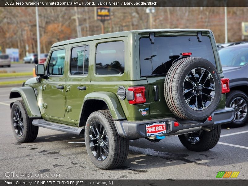 Sarge Green / Dark Saddle/Black 2023 Jeep Wrangler Unlimited Sahara 4XE Hybrid