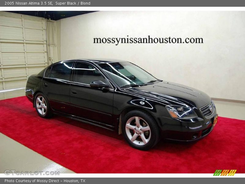 Super Black / Blond 2005 Nissan Altima 3.5 SE