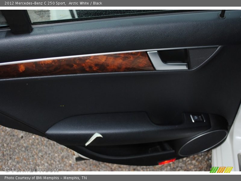 Arctic White / Black 2012 Mercedes-Benz C 250 Sport