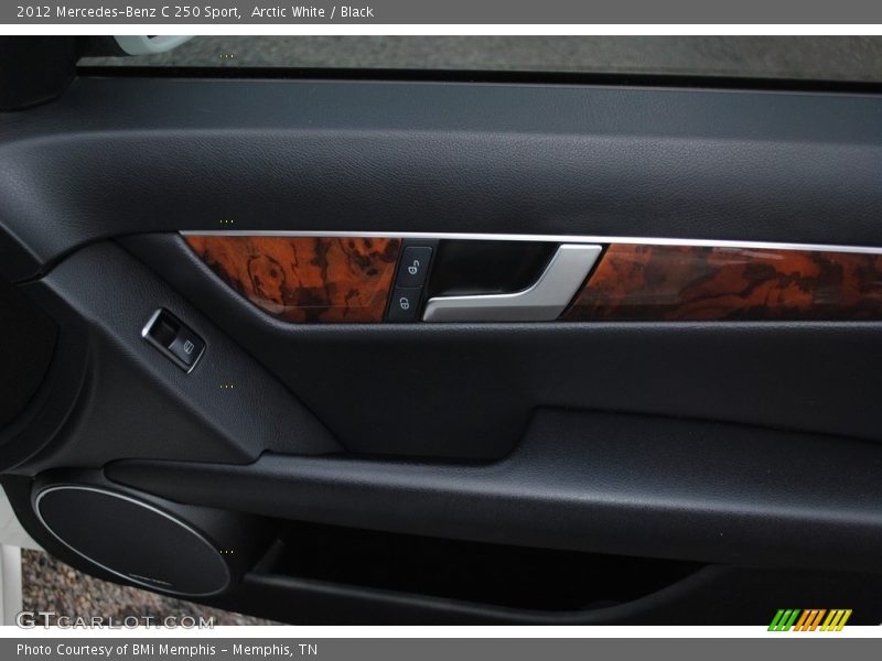 Arctic White / Black 2012 Mercedes-Benz C 250 Sport