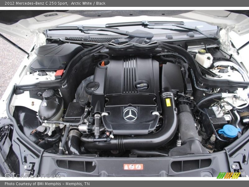 Arctic White / Black 2012 Mercedes-Benz C 250 Sport