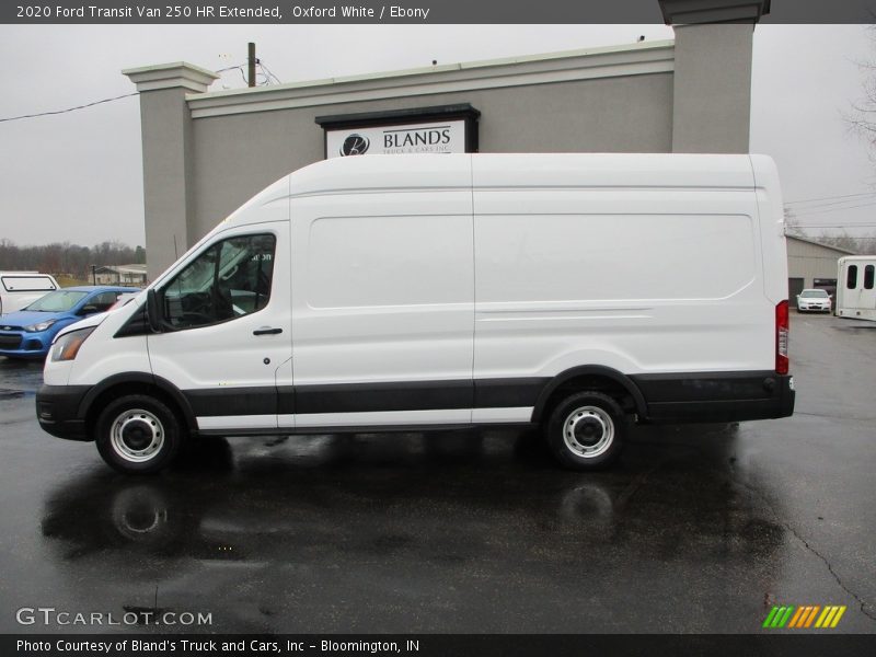 Oxford White / Ebony 2020 Ford Transit Van 250 HR Extended