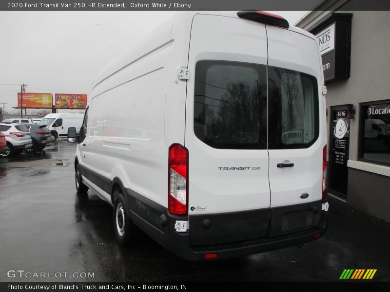 Oxford White / Ebony 2020 Ford Transit Van 250 HR Extended