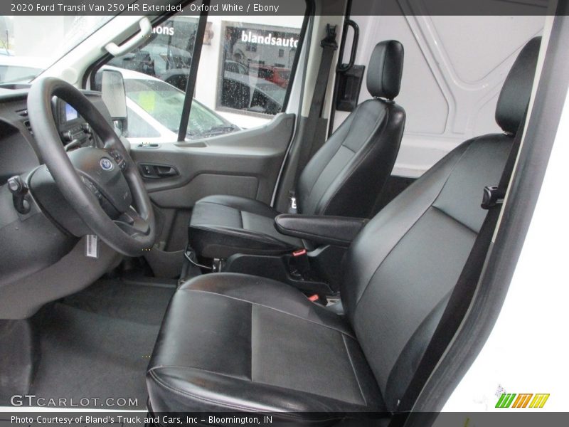 Oxford White / Ebony 2020 Ford Transit Van 250 HR Extended