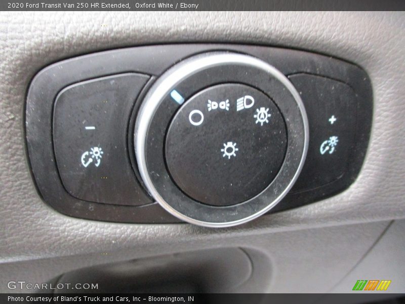 Oxford White / Ebony 2020 Ford Transit Van 250 HR Extended