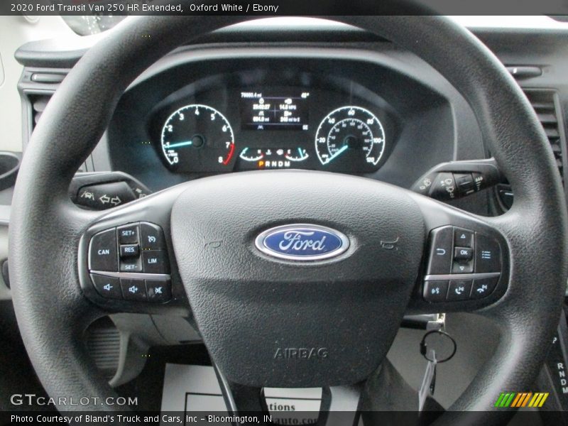 Oxford White / Ebony 2020 Ford Transit Van 250 HR Extended