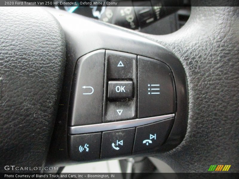 Oxford White / Ebony 2020 Ford Transit Van 250 HR Extended