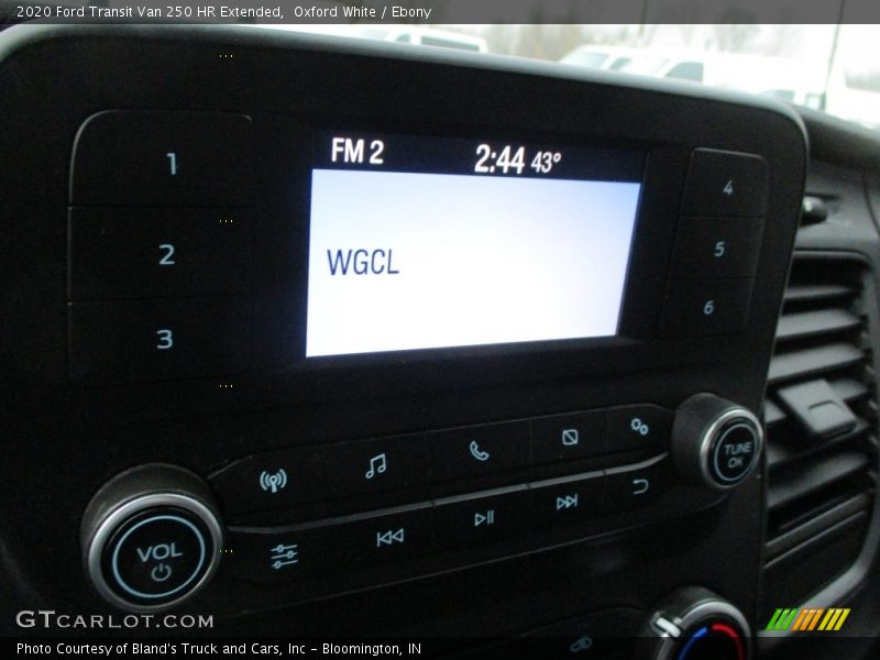 Oxford White / Ebony 2020 Ford Transit Van 250 HR Extended