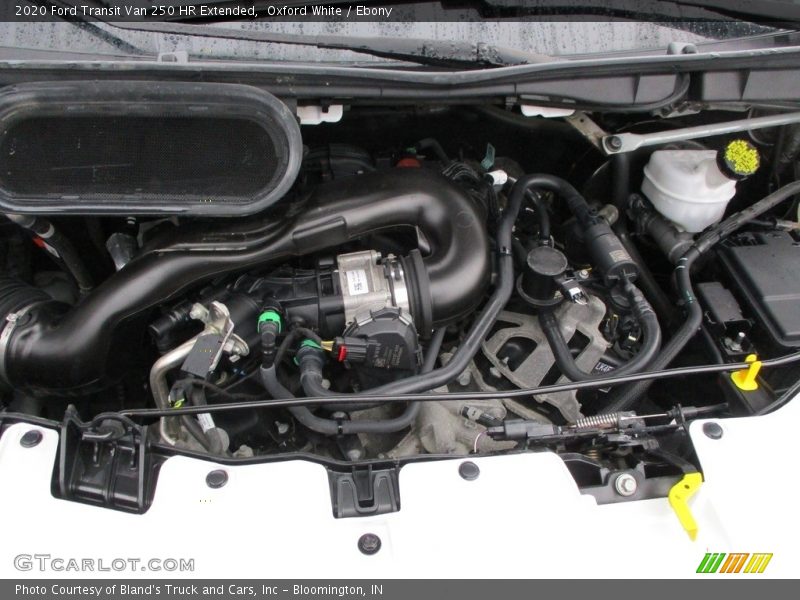 Oxford White / Ebony 2020 Ford Transit Van 250 HR Extended