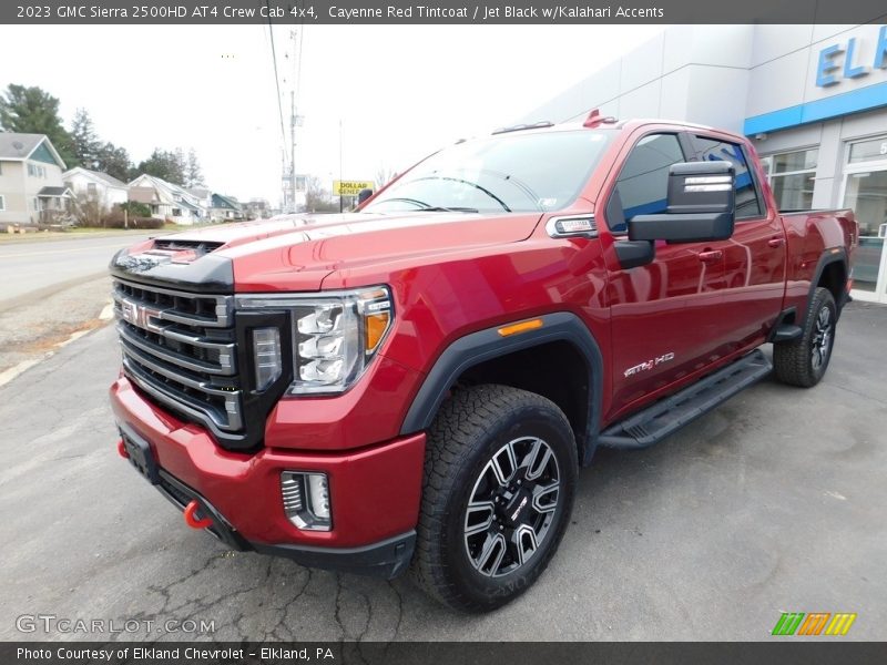 Cayenne Red Tintcoat / Jet Black w/Kalahari Accents 2023 GMC Sierra 2500HD AT4 Crew Cab 4x4