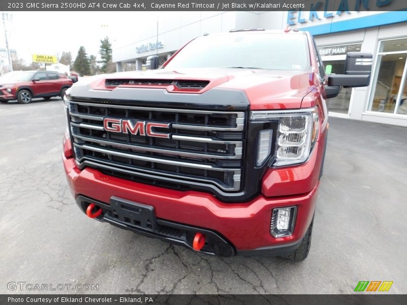 Cayenne Red Tintcoat / Jet Black w/Kalahari Accents 2023 GMC Sierra 2500HD AT4 Crew Cab 4x4