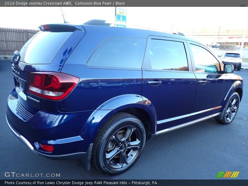 Contusion Blue Pearl / Black 2019 Dodge Journey Crossroad AWD