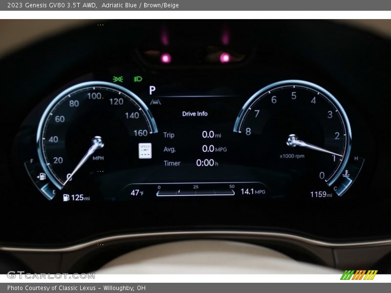  2023 GV80 3.5T AWD 3.5T AWD Gauges