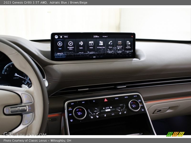 Controls of 2023 GV80 3.5T AWD