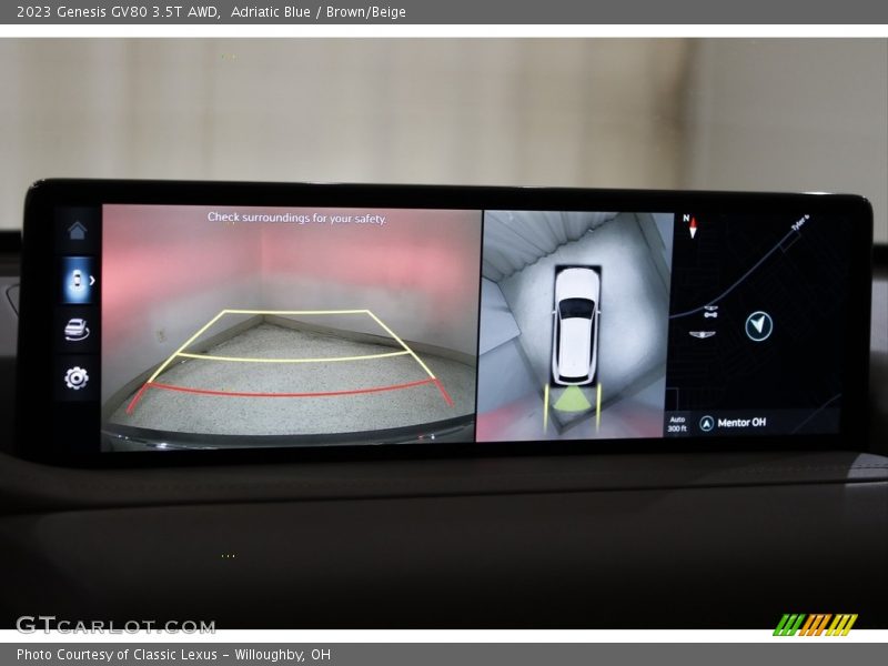 Controls of 2023 GV80 3.5T AWD