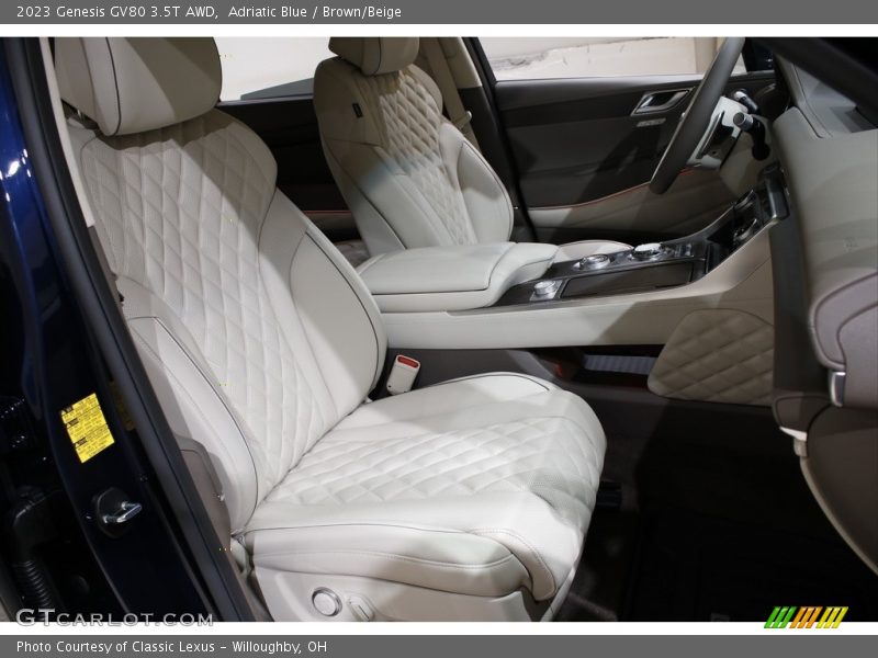 Front Seat of 2023 GV80 3.5T AWD