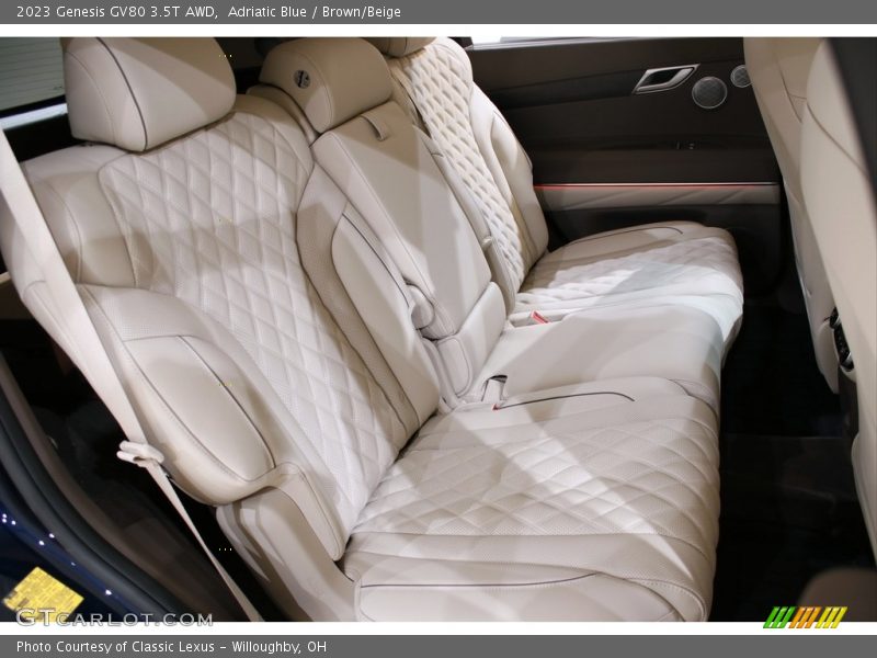 Rear Seat of 2023 GV80 3.5T AWD