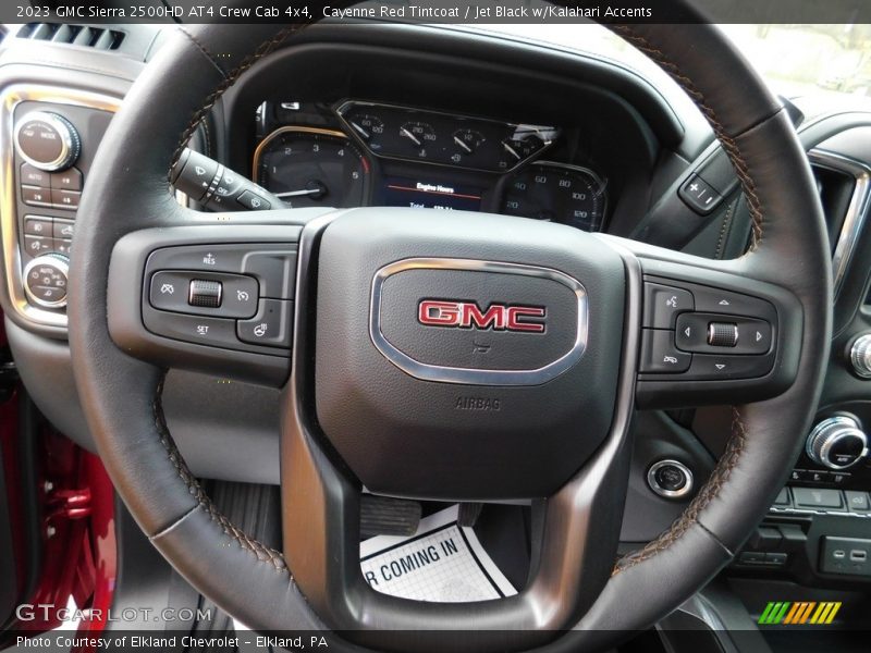 Cayenne Red Tintcoat / Jet Black w/Kalahari Accents 2023 GMC Sierra 2500HD AT4 Crew Cab 4x4