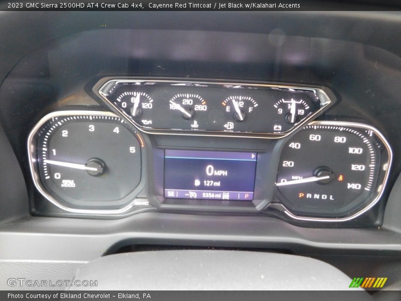 Cayenne Red Tintcoat / Jet Black w/Kalahari Accents 2023 GMC Sierra 2500HD AT4 Crew Cab 4x4