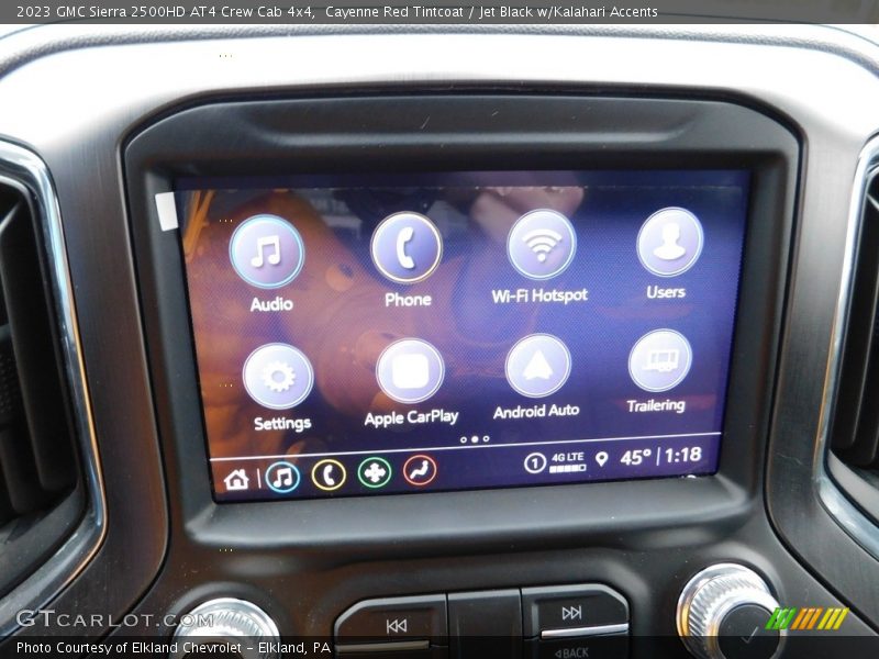 Cayenne Red Tintcoat / Jet Black w/Kalahari Accents 2023 GMC Sierra 2500HD AT4 Crew Cab 4x4