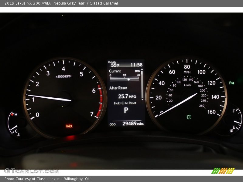 Nebula Gray Pearl / Glazed Caramel 2019 Lexus NX 300 AWD