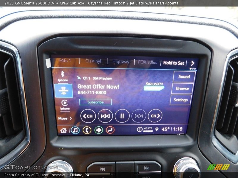 Cayenne Red Tintcoat / Jet Black w/Kalahari Accents 2023 GMC Sierra 2500HD AT4 Crew Cab 4x4