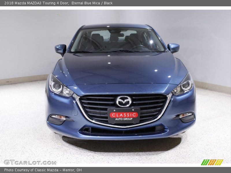 Eternal Blue Mica / Black 2018 Mazda MAZDA3 Touring 4 Door