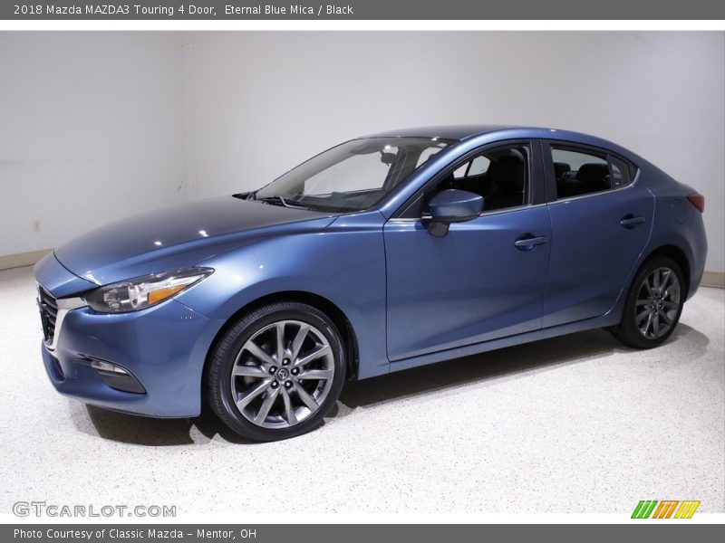 Eternal Blue Mica / Black 2018 Mazda MAZDA3 Touring 4 Door