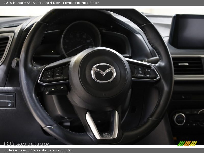 Eternal Blue Mica / Black 2018 Mazda MAZDA3 Touring 4 Door