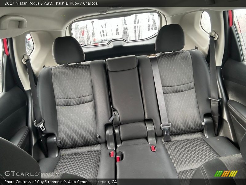 Palatial Ruby / Charcoal 2017 Nissan Rogue S AWD