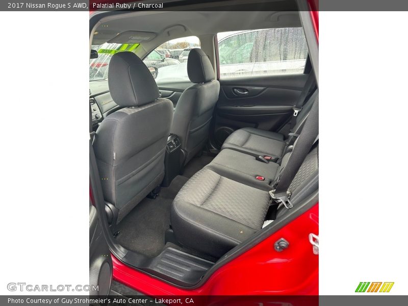 Palatial Ruby / Charcoal 2017 Nissan Rogue S AWD