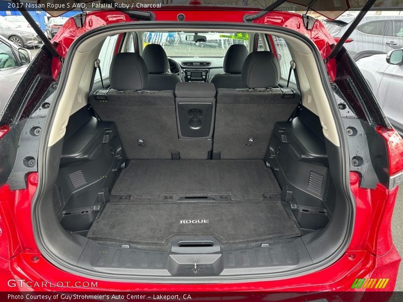 Palatial Ruby / Charcoal 2017 Nissan Rogue S AWD