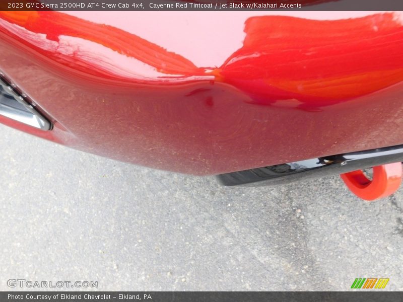 Cayenne Red Tintcoat / Jet Black w/Kalahari Accents 2023 GMC Sierra 2500HD AT4 Crew Cab 4x4