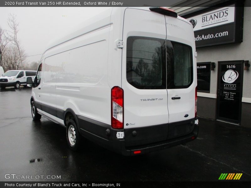 Oxford White / Ebony 2020 Ford Transit Van 250 HR Extended