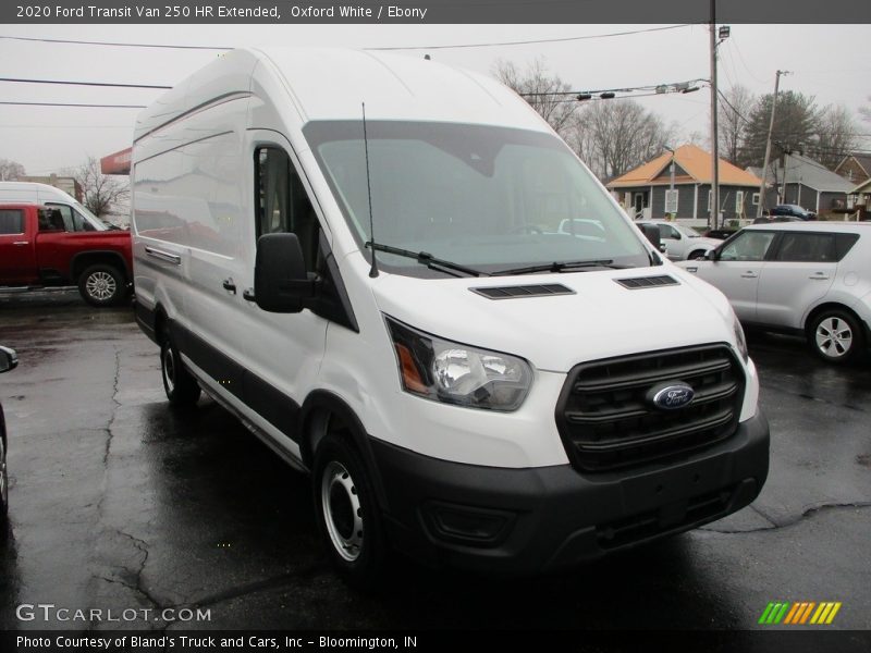 Oxford White / Ebony 2020 Ford Transit Van 250 HR Extended