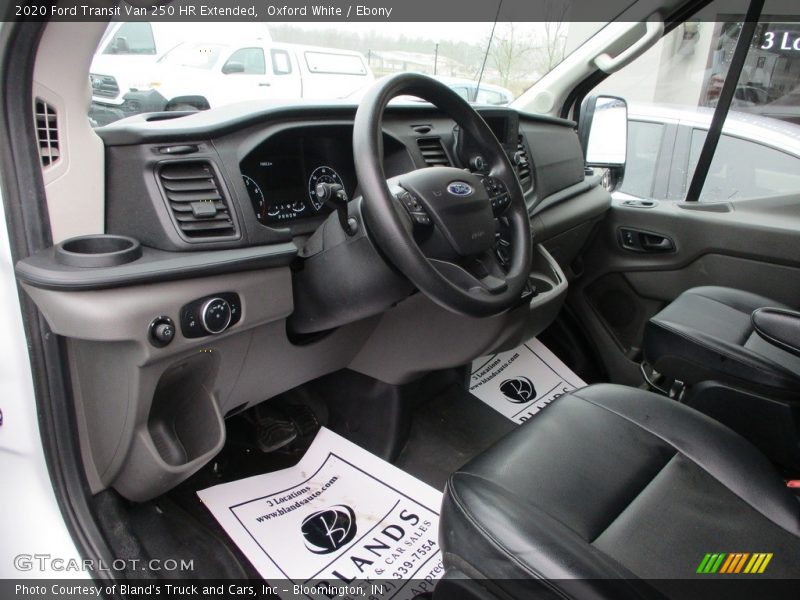 Oxford White / Ebony 2020 Ford Transit Van 250 HR Extended