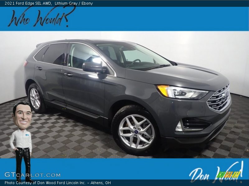 Lithium Gray / Ebony 2021 Ford Edge SEL AWD