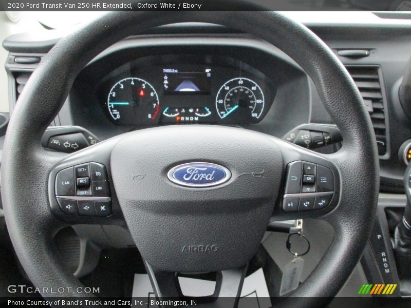Oxford White / Ebony 2020 Ford Transit Van 250 HR Extended