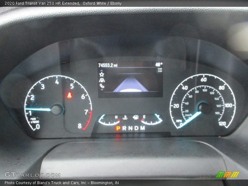 Oxford White / Ebony 2020 Ford Transit Van 250 HR Extended