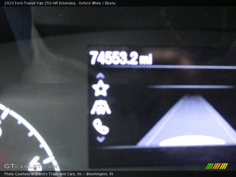 Oxford White / Ebony 2020 Ford Transit Van 250 HR Extended