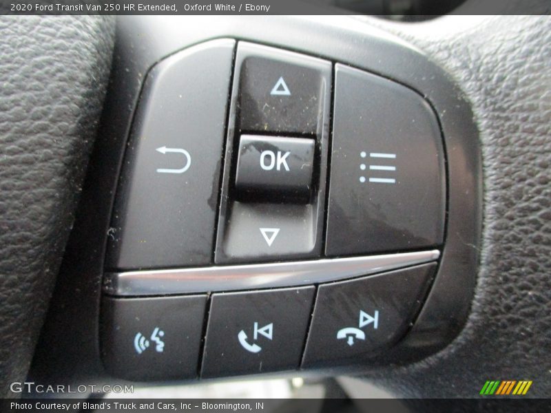 Oxford White / Ebony 2020 Ford Transit Van 250 HR Extended