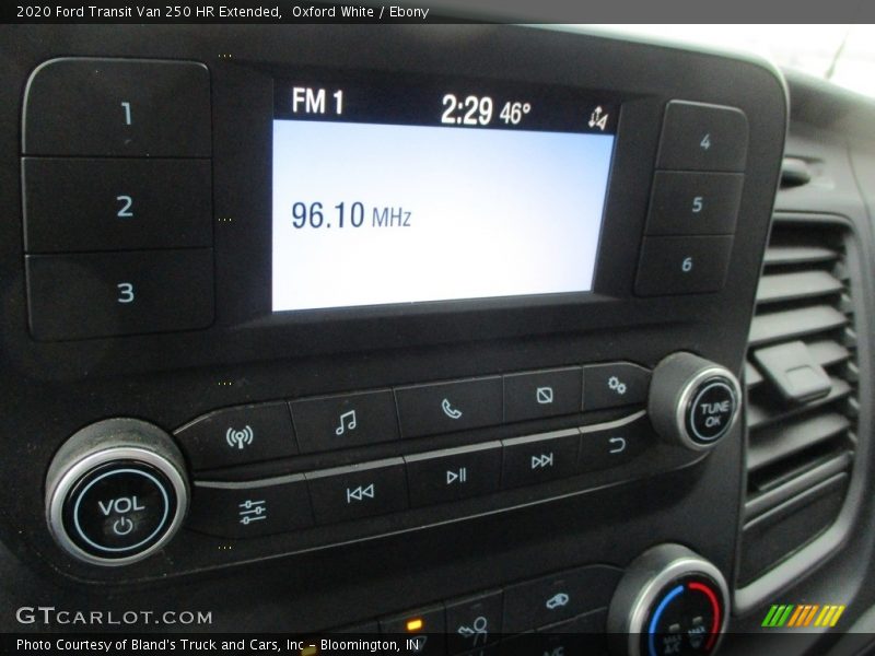 Oxford White / Ebony 2020 Ford Transit Van 250 HR Extended