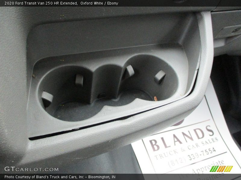 Oxford White / Ebony 2020 Ford Transit Van 250 HR Extended