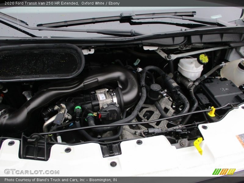 Oxford White / Ebony 2020 Ford Transit Van 250 HR Extended
