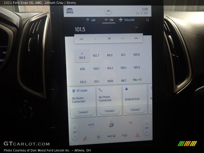 Lithium Gray / Ebony 2021 Ford Edge SEL AWD