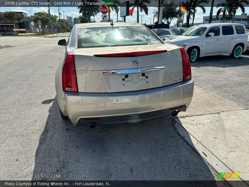 Gold Mist / Light Titanium/Ebony 2008 Cadillac CTS Sedan
